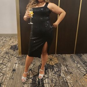 Beautiful Black Sparkly Dress